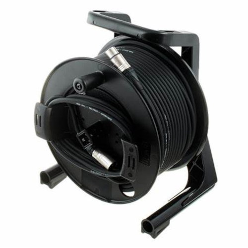 Enrouleur câble DMX 5 points blindé 50m