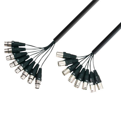 Câble Multipaires XLR 3p 30m 8 entrées 4 sorties