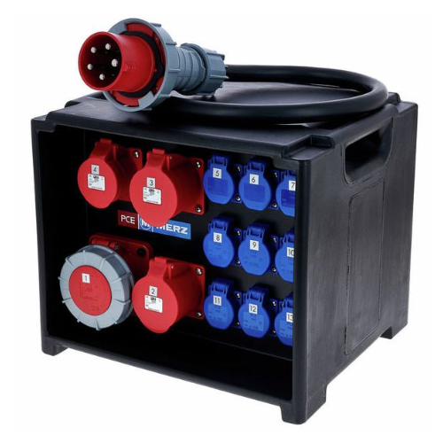 Distributeur de courant 63A 2x32A 1x16A 9xPC16
